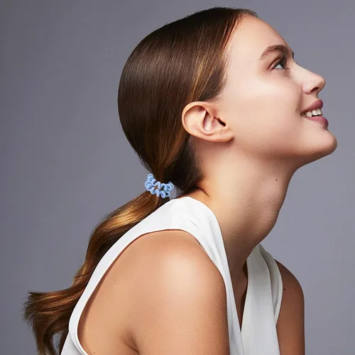 Vista 4 de Lazos para el cabello, paquete de 16 espirales para cabello grueso y fino, sin arrugas, sin daños, soportes para cola de caballo para mujeres y niños