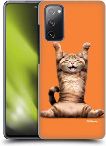 Vista 10 de Head Case Designs P.D. Moreno Cat WC Furry Fun Artwork - Carcasa rígida con licencia oficial compatible con Samsung Galaxy S20 FE / 5G WC para gatos