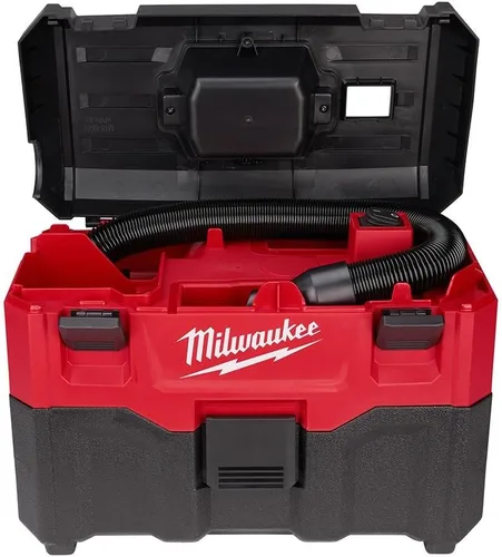 Vista 2 de Milwaukee M18 Aspiradora Inalámbrica Húmeda/Seca de 2 Galones, 18 Voltios de Iones de Litio (Solo Herramienta), Motor de 2.8 Amperios, Ligera