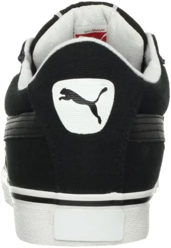 Vista 3 de PUMA Tenis de lona vulcanizada S para hombre, NegroBlanco