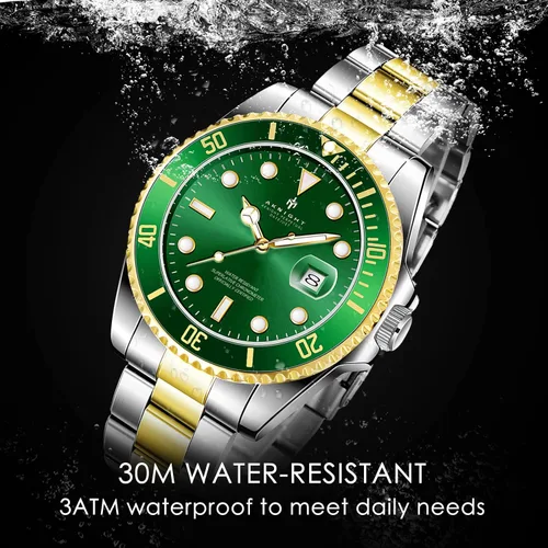 Vista 6 de BENYAR AKNIGHT Watches for Men, Waterproof Male Watch Luminous Chronograph Analog Quartz Movement Mens Watches, Stylish Men's Wrist Watch with
