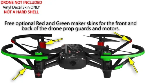 Vista 3 de Skin Wrap 2 Pack para DJI Ryze Tello Drone baja 0023 rosa dron no incluidas