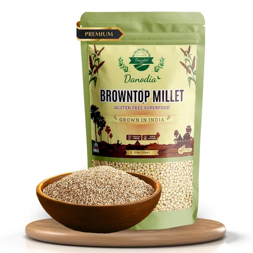 Vista 9 de Danodia Foods Mijo de grano entero (Ragi) - 2 libras (33.51 oz) Superalimento orgánico, sin cáscara, sin pulir, sin gluten, natural Alto