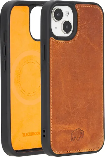Vista 17 de BLACKBROOK York - Funda de piel de grano completo para iPhone 15 (6.1 pulgadas), color negro, iPhone 15