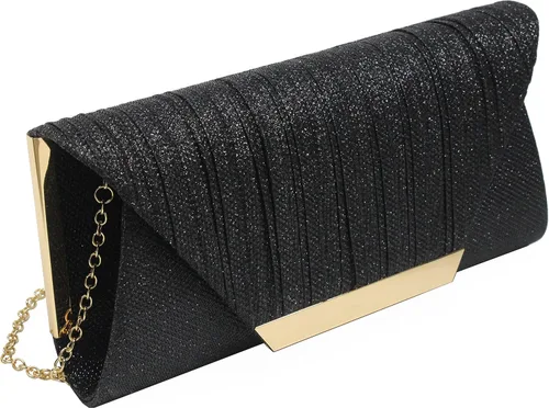 Vista 7 de Clutch Purse Handbag for WomenEnvelope Evening Bags With Detachable Chain for Wedding and Party