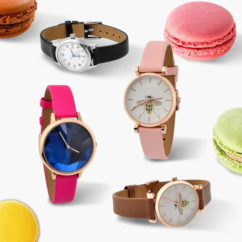 Vista 9 de WOCCI Correas de reloj elegantes, correas de repuesto de cuero genuino para hombres y mujeres, ancho de la correa 0.315 in, 0.394 in, 0.472 in