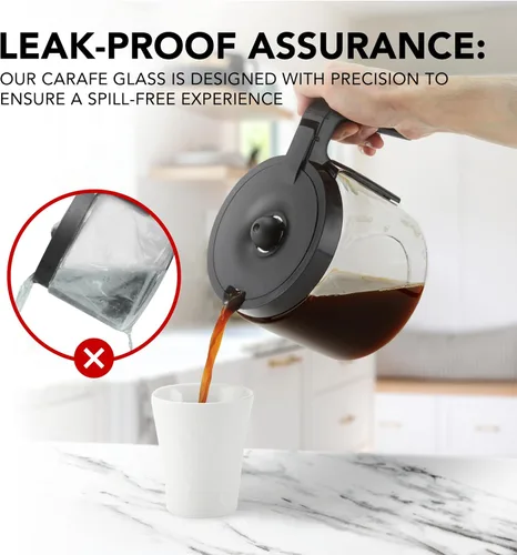 Vista 11 de Solo reemplazo de jarra de 12 tazas Compatible con Keurig K Duo de una sola porción Modelo 5100 No será compatible con la cafetera Keurig K Duo