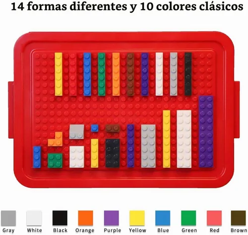 Vista 6 de burgkidz Juego de bloques de construcción premium: caja de almacenamiento