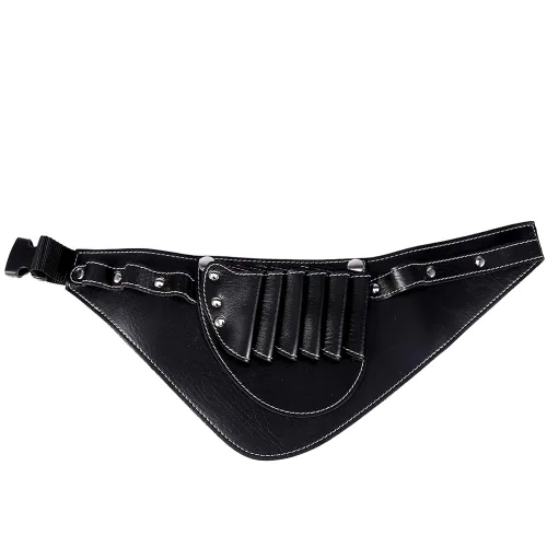 Vista 9 de Cinturón de fútbol de estilista, paquete de cintura, tijera, tijera, con cinturón, para peluquería, accesorios de baño, tijera, caso, herramientas