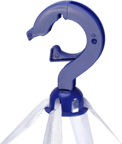 Vista 9 de Estante de secado de ropa de malla plegable para colgar ropa para ropa de lavandería, cesta de secadora de red de una sola capa cesta de lavado