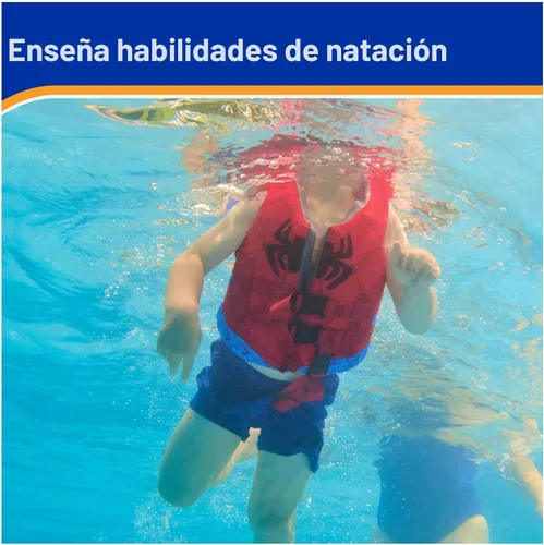 Vista 5 de SwimWays Spidey and His Amazing Friends - Chaleco salvavidas para niños de 33 a 55 libras