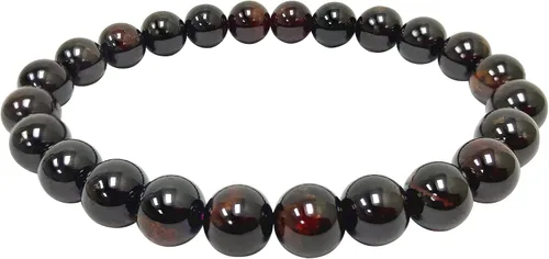 Vista 674 de Gem Avenue Handmade Round Bead Stretch Bracelet Unisex Natural Stone Beaded Jewelry for Men & Women, Elastic Wristband for Daily Wear