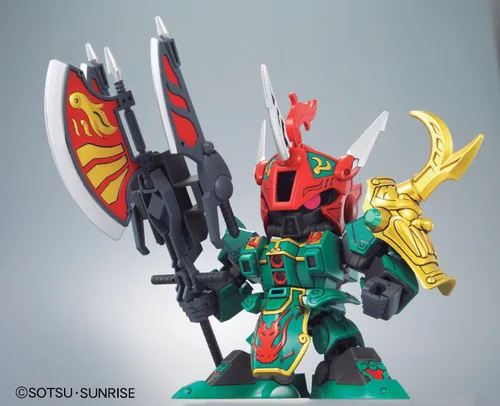 Vista 2 de Bandai Hobby Super Deformed Build Burning Senshi Shin Shuusou Doven Wolf Modelo Kit