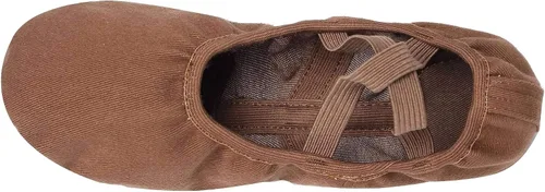 Vista 5 de Linodes Zapatos de baile para niñas, de lona elástica con suela dividida para mujer