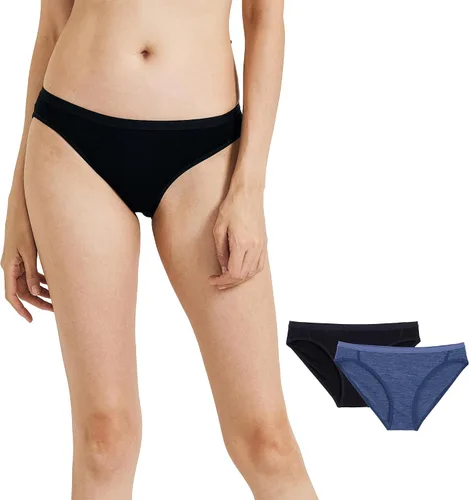 Vista 18 de METARINO - Bragas deportivas de lana merina suave para mujer Negro