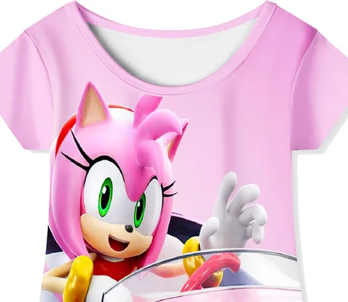 Vista 3 de Ermwojgrf Baby Girls Dress Princess Cartoon Casual Dress Short Sleeve Shirtdress Baby Girls Anime Print Dress