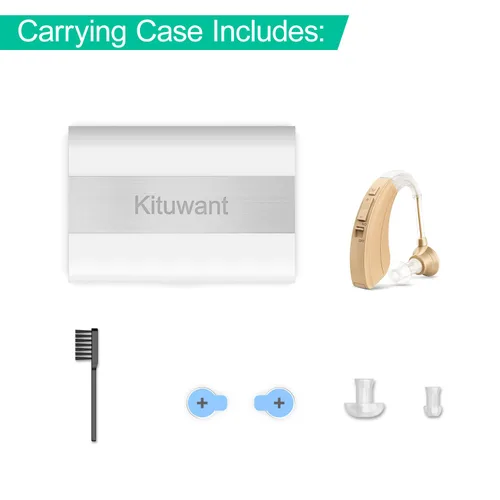 Vista 6 de Kituwant - Aparato auditivo para personas mayores y adultos, amplificador auditivo digital, audífonos con función de cancelación de ruido y volumen