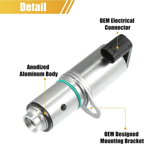 Vista 5 de X AUTOHAUX 36002687 Electroválvula variable VVT para Volvo S60 2.5l 2011-2016 para Volvo XC60 2.5l 2015-2016 Válvula de control de aceite del árbol