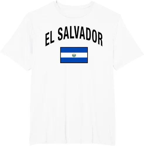 Vista 9 de Camiseta salvadoreña Orgullosa Bandera de El Salvador, Negro