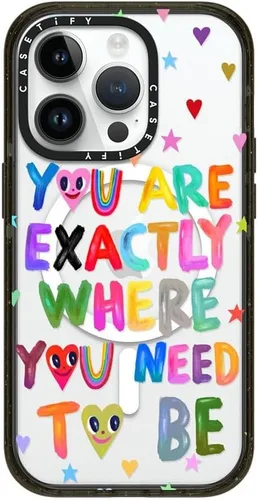 Vista 70 de CASETiFY Impact - Funda para iPhone 13 [protección contra caídas de 6.6 pies/compatible con Magsafe] Black Kingsnake, color negro transparente