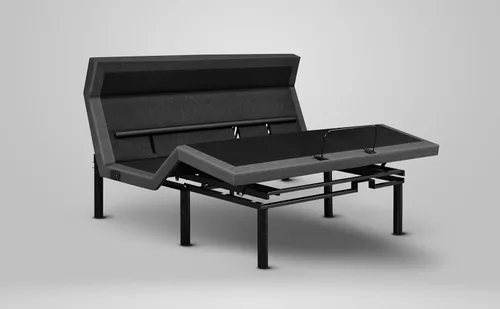 Vista 2 de iDealBed 7i Base de cama ajustable personalizada, inclinación de almohada, ajuste lumbar, abrazador de pared, inalámbrico, masaje, memoria