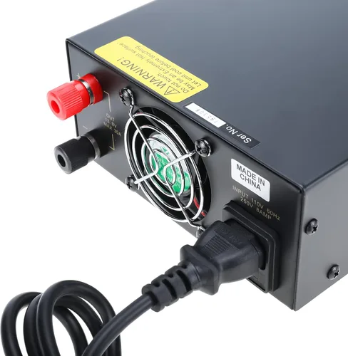 Vista 4 de Fuente de alimentación de 13.8 V 30 A CC, convertidor de potencia de banco regulado analógico con enchufe para encendedor de cigarrillos