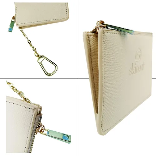 Vista 3 de Skineat - Monedero para mujer, monedero, monedero, monedero, tarjetero con soporte para identificación