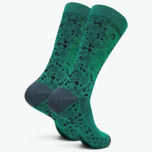 Vista 2 de Oakley Calcetines Maven MTB para hombre, rana verde, talla L de EE. UU