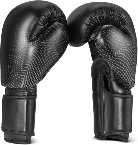 Vista 8 de Amazon Basics Guantes de boxeo para hombres y mujeres, para sparring, entrenamiento, Muay Thai, kickboxing, MMA