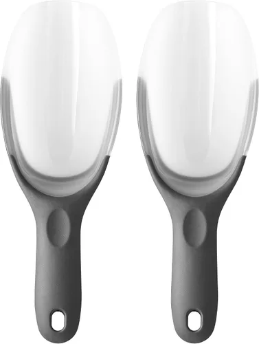 Vista 71 de Spring Chef - Cuchara magnética para congelador, sin BPA, color negro Flexi-Plastic Popcorn Scoop with Soft Grip Handle - Dishwasher Safe Ice