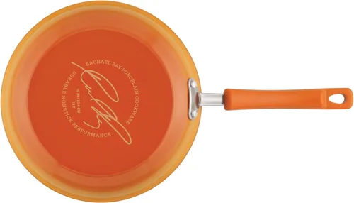Vista 3 de Rachael Ray Juego de utensilios de cocina antiadherentes de esmalte duro, 14 piezas - Rojo