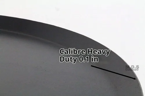 Vista 2 de Comal 21.5" 100% Heavy Duty Gauge Acero al Carbono para Tortillas Quesadillas