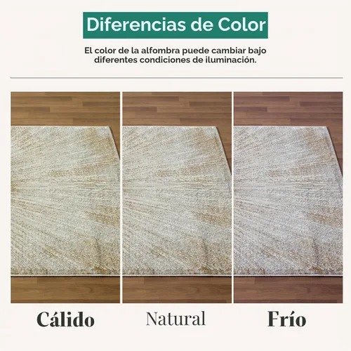 Vista 5 de LUXE WEAVERS Alfombra abstracta con patrón de chispa dorada 4x5 para salas de estar Dorado