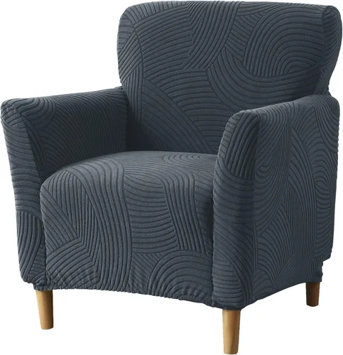 Vista 52 de Fundas elásticas para sillón, fundas estampadas para silla de banquete con brazos, fundas suaves para silla de sala de estar, protector de muebles