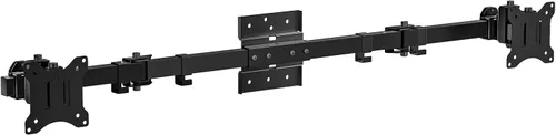 Vista 11 de WALI Soporte de pared triple para monitor de 17 a 32 pulgadas, brazo de monitor de computadora para 3 pantallas, soporte de pared giratorio
