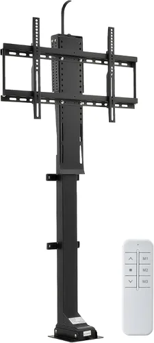 Vista 10 de CO-Z Elevador de TV motorizado para televisores de 32" a 57" de hasta 165 lb, 400x400 VESA, soporte con mecanismo de altura ajustable y montaje
