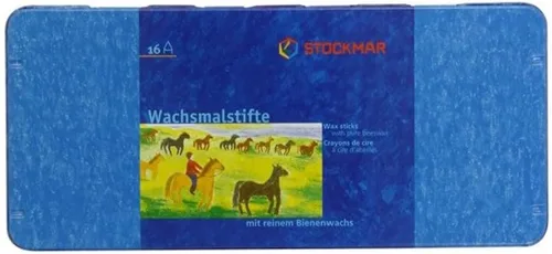 Vista 9 de Stockmar Juego de 16 crayones de cera de abejas, no tóxicos, crayones gigantes, crayones de cera de abeja para niños pequeños, niños - Waldorf