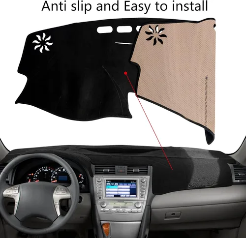Vista 2 de Cubierta de salpicadero, consola central interior personalizada compatible con Toyota Camry 2007 2008 2009 2010 2011 cubierta de tablero protector