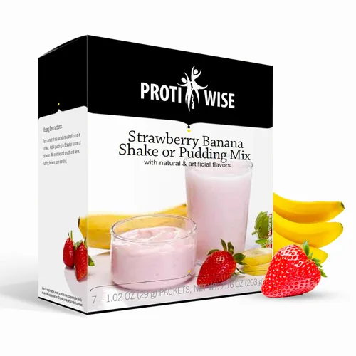 Vista 10 de ProtiWise Batido y pudín alto en proteínas 0.55 onzas de proteína, baja en grasa, baja en calorías, baja en azúcar Dieta KETO sin gluten