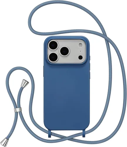 Vista 62 de ZTOFERA Funda para iPhone Air con correa, funda cruzada para teléfono con cordón ajustable para el cuello en los hombros, silicona suave a prueba