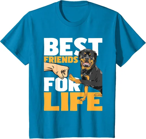 Vista 36 de Best Friends for Life - Rottweiler Animal Dog Lover Breeder T-Shirt