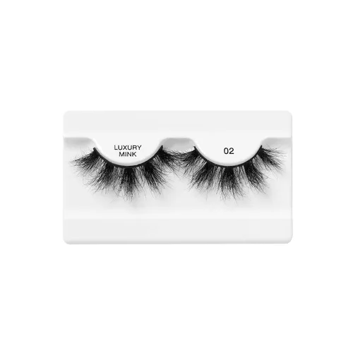 Vista 5 de i-ENVY Luxury Mink Collection - Pestañas postizas 100% de visón real, aspecto glamoroso, máxima esponjosidad, ángulo de múltiples rizos 3D