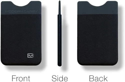 Vista 21 de Modern Carry Cartera delgada para tarjetas de crédito ultrafina