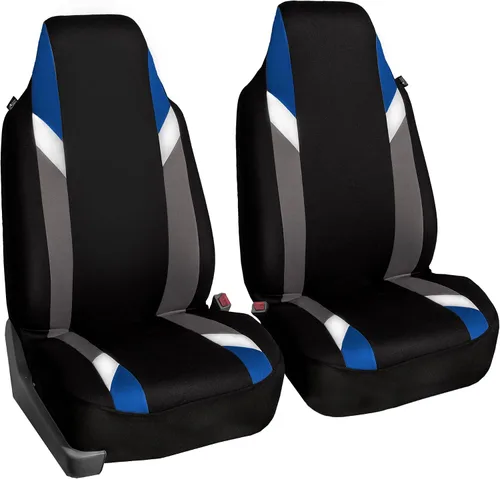 Vista 50 de FH Group Tres filas de 7 plazas, fundas de asiento modernistas de alta calidad, se adaptan a la mayoría de automóviles, camiones, SUV y camionetas