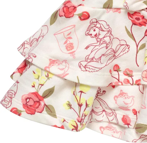 Vista 7 de Disney Pricess - Conjunto de 3 piezas para niñas body y diadema, Amarillo