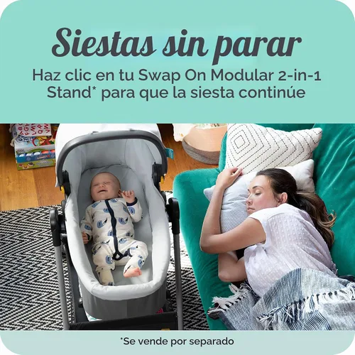 Vista 5 de Century™ Swap On™ Moisés modular para cochecito