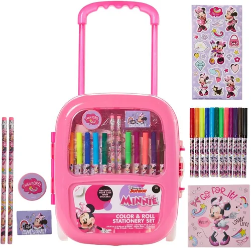 Vista 9 de Juego de Colorear y Enrollar de Barbie con Estuche de Transporte, Pegatinas y Suministros Artísticos