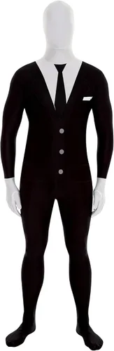 Vista 2 de Morphsuits Disfraz de Slenderman, disfraces de Halloween para hombres Azul