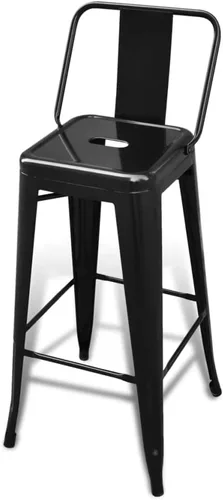 Vista 3 de sillas de bar, taburetes de bar, taburetes de bar Juego de 3, mesa de bar, sillas para barra de cocina, taburetes de bar 4 piezas Taburete de barra