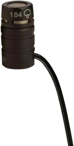 Vista 4 de Shure WL185M - Micrófono lavalier profesional de bajo perfil - Micrófono lavalier condensador cardioide con terminación TA4F, incluye funda, clip
